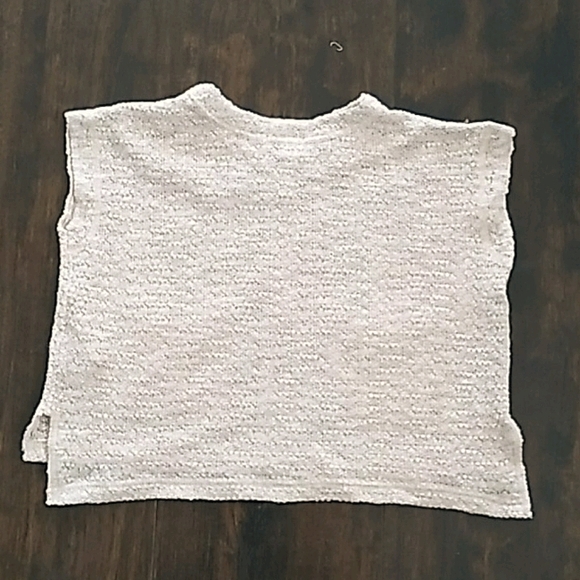 Splendid boxy metallic shimmer sleeveless sweater - Picture 5 of 5